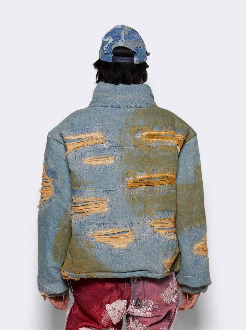 Who Decides War Vintage Bomber Jacket Blue