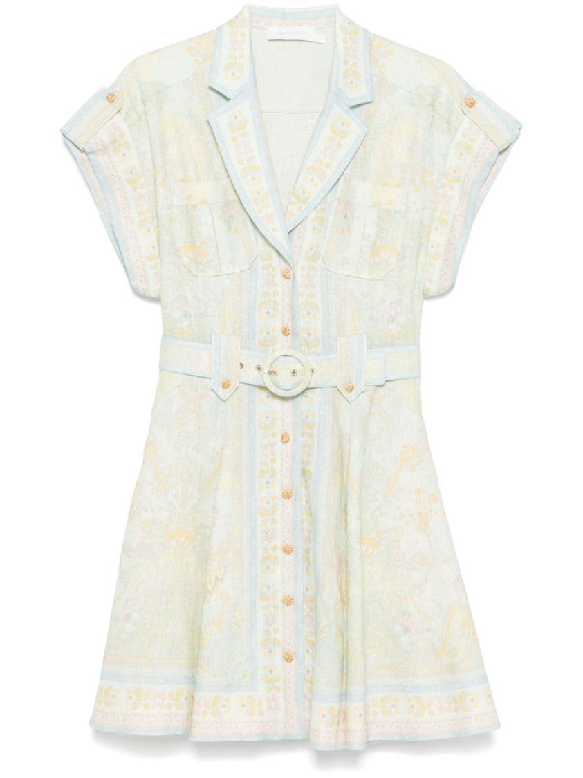 Zimmermann Belted Mini Dress
