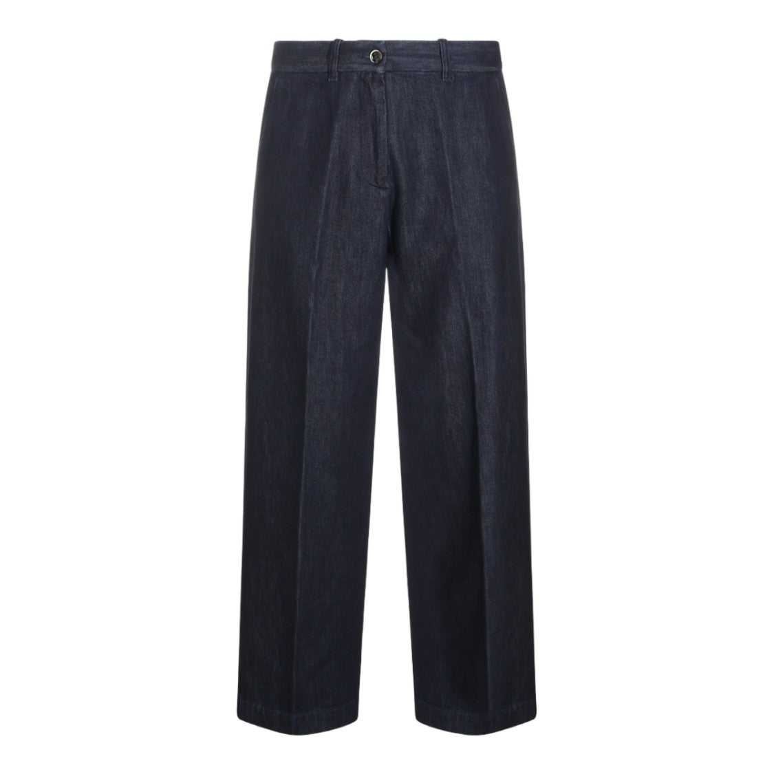 Nine In The Morning Wide-Leg Denim Jeans With High Waist And Minimalist Design