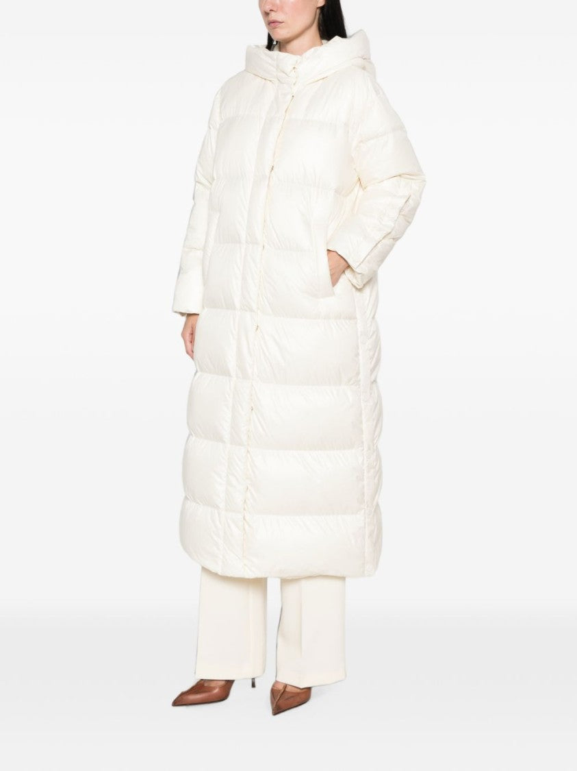 Twin-Set Oversized Padded Quilted Hooded Down Coat