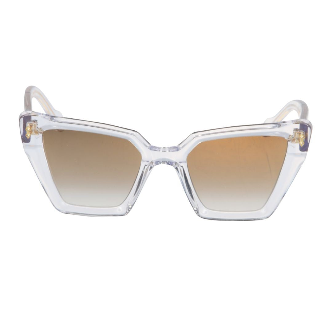 Kador Gold Vanessa Glamour Gradient Angular Sunglasses