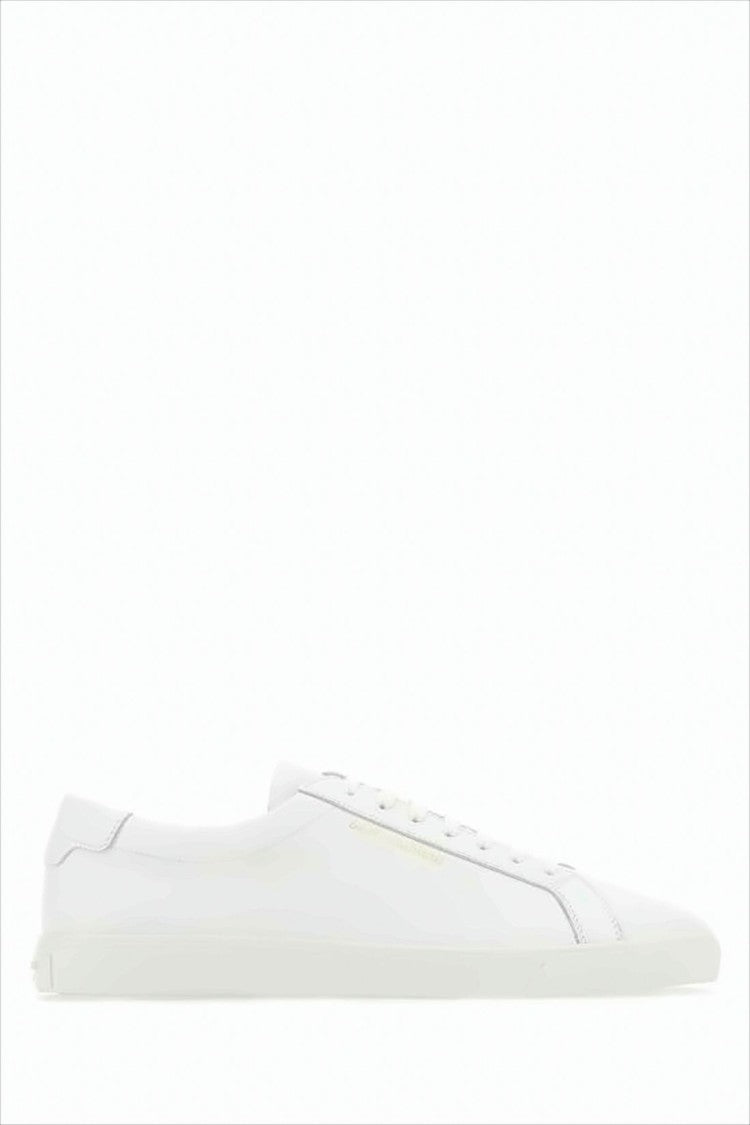 Saint Laurent Low-Top Minimalist Sneakers With Smooth Leather Uppers