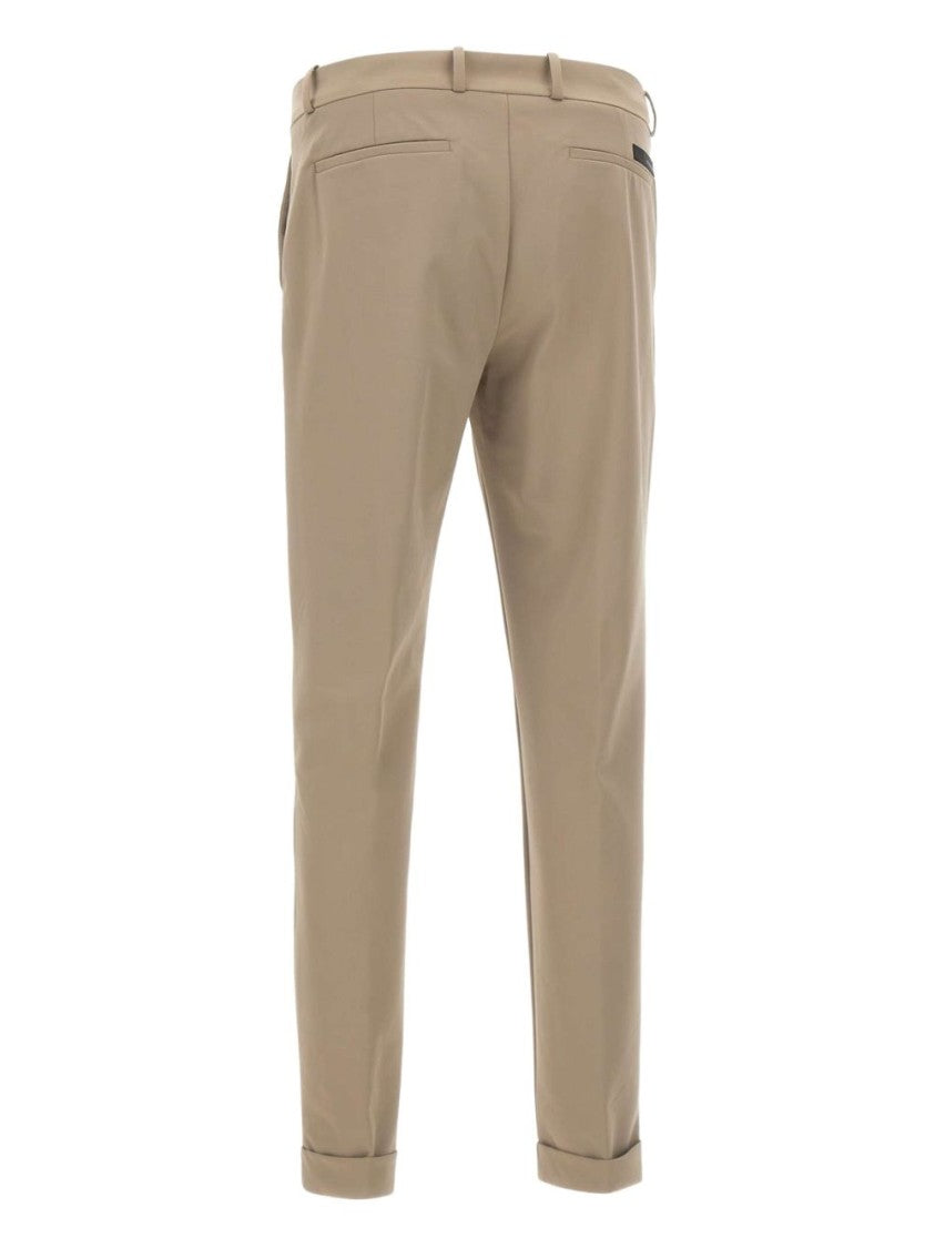 Rrd Brown Tailored Trousers With Classic Waistband