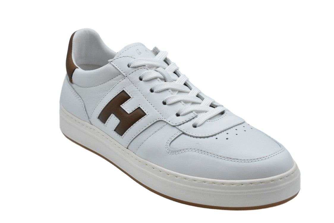 Hogan White Sneakers With Suede And Nappa