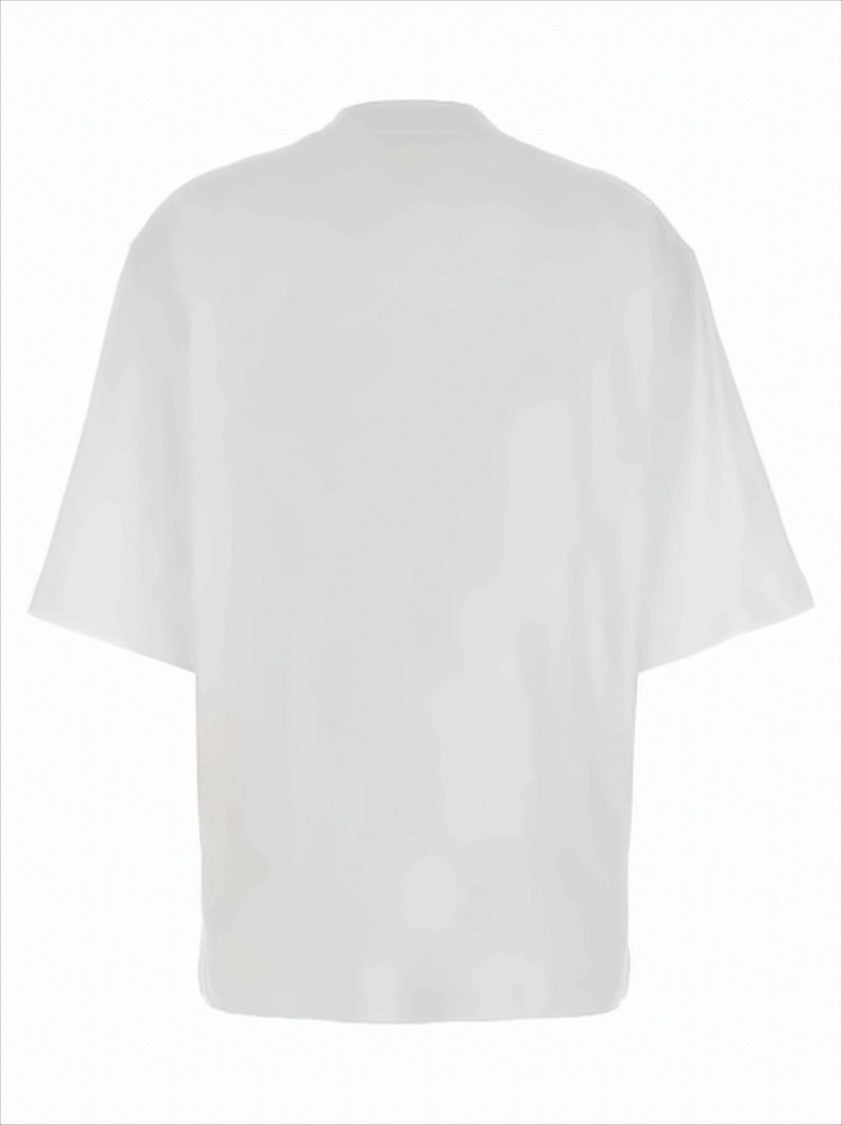 Marni Short-Sleeved Relaxed Fit T-Shirt With Centered Logo