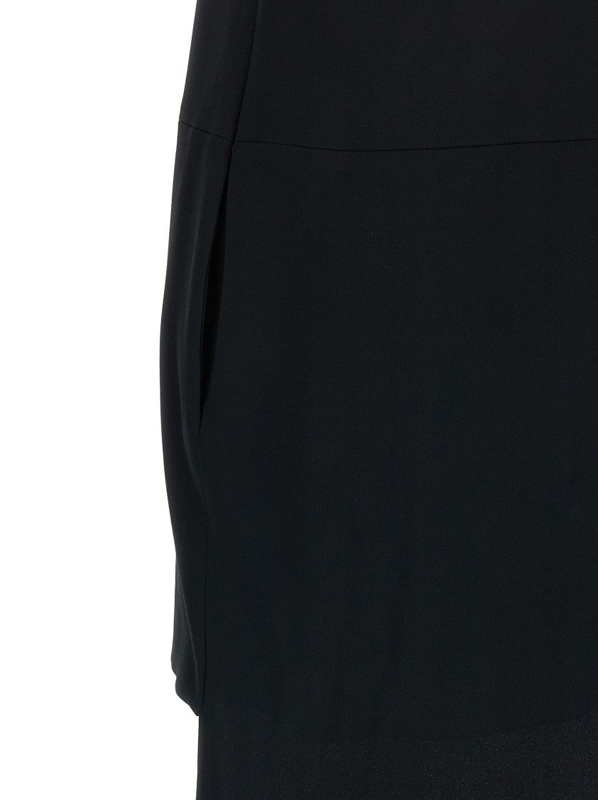 Tom Ford Asymmetrical Hem Crêpe Satin Evening Dress By Tom Ford