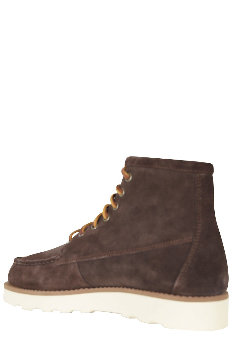 Sebago Dark Brown Tala Mid Navajo Suede Moccasin Boots