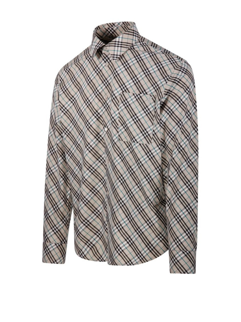 Burberry Tailored Neutrals Plaid Shirt