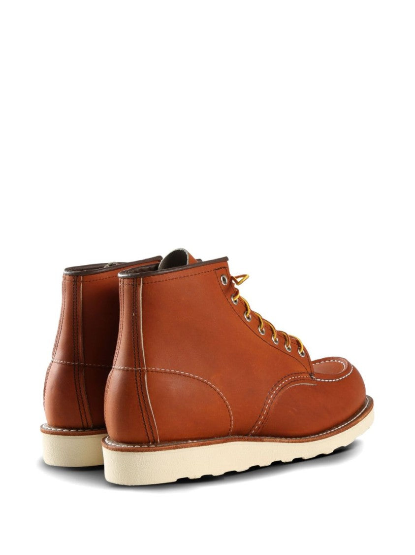 Red Wing Lace-Up Brown Ankle Boots