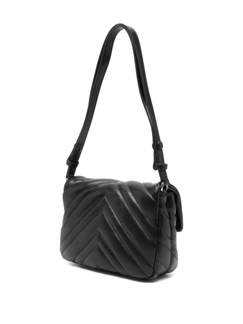 Liu Jo Chevron-Quilted Shoulder Bag With Metallic Logo