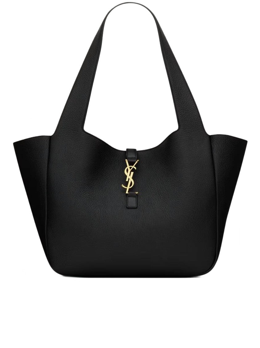 Saint Laurent Bea M Structured Black Handbag