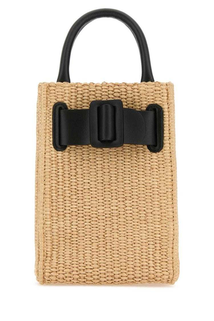 Boyy Raffia Bobby Tourist Epsom Handbag