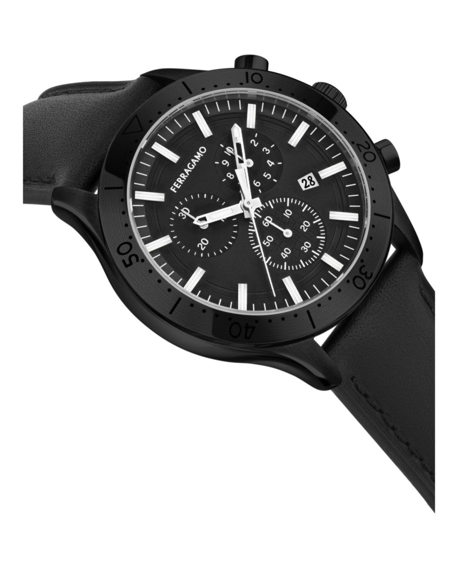 Ferragamo Master Chrono Strap Watch