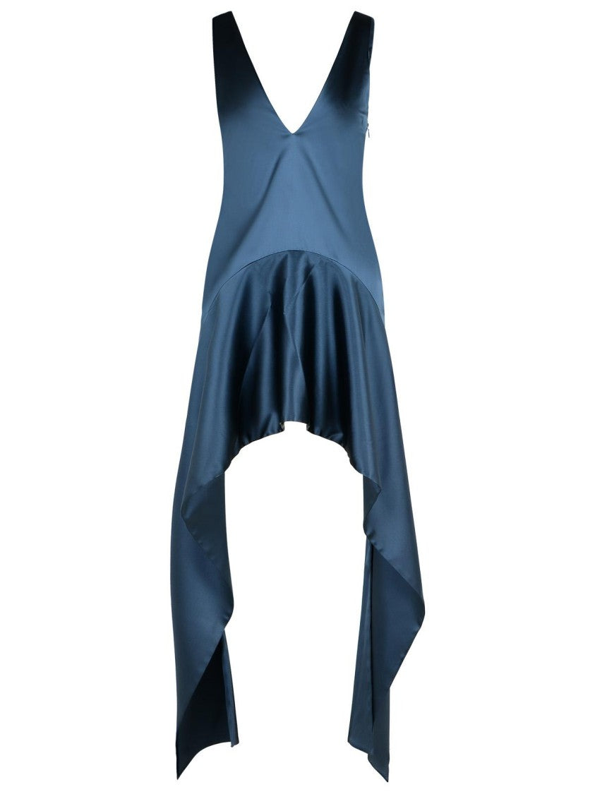 J. W. Anderson Dress In Blue Acetate Blend