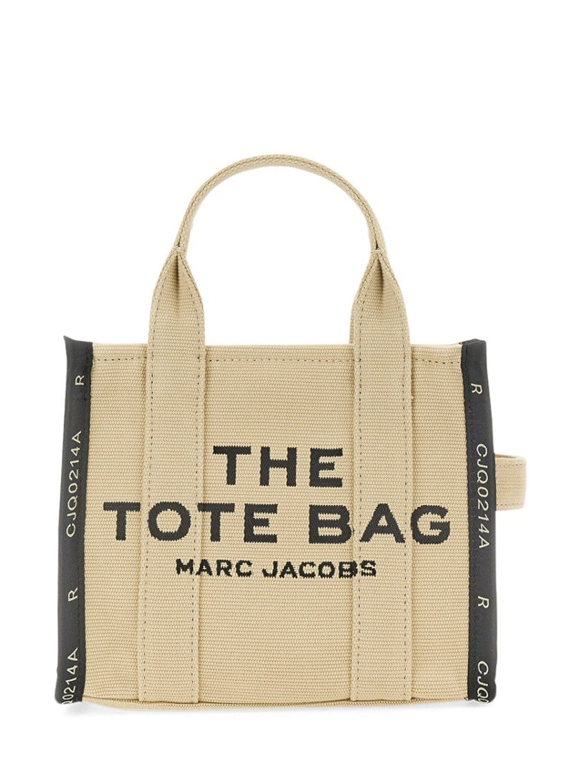Marc Jacobs Black And White Small Logo Tote Bag