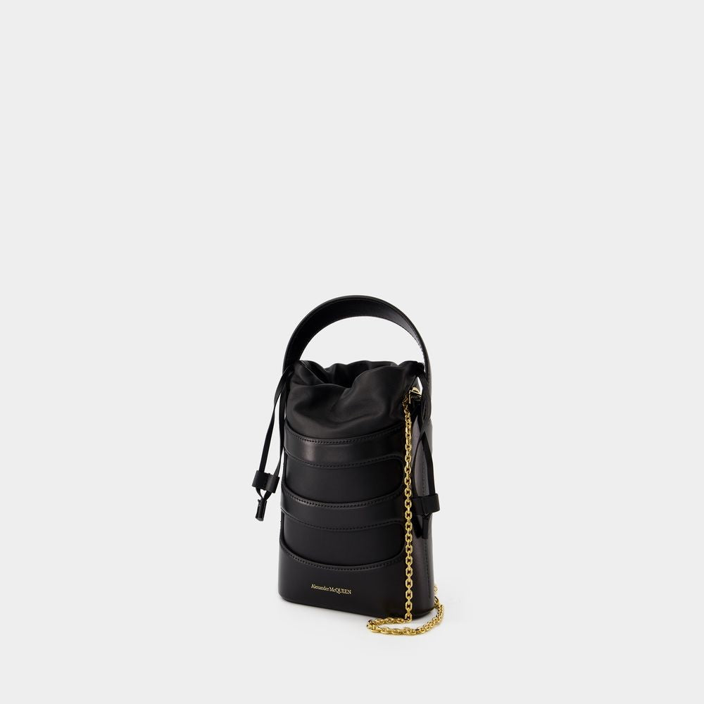 Alexander Mcqueen The Rise Mini Crossbody - Leather - Black