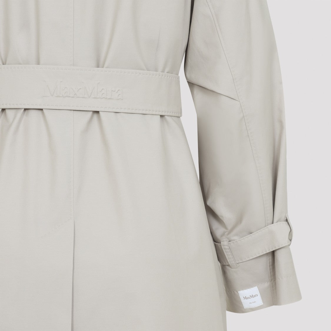 Max Mara The Cube Nude & Neutrals Cotton Blend Coat