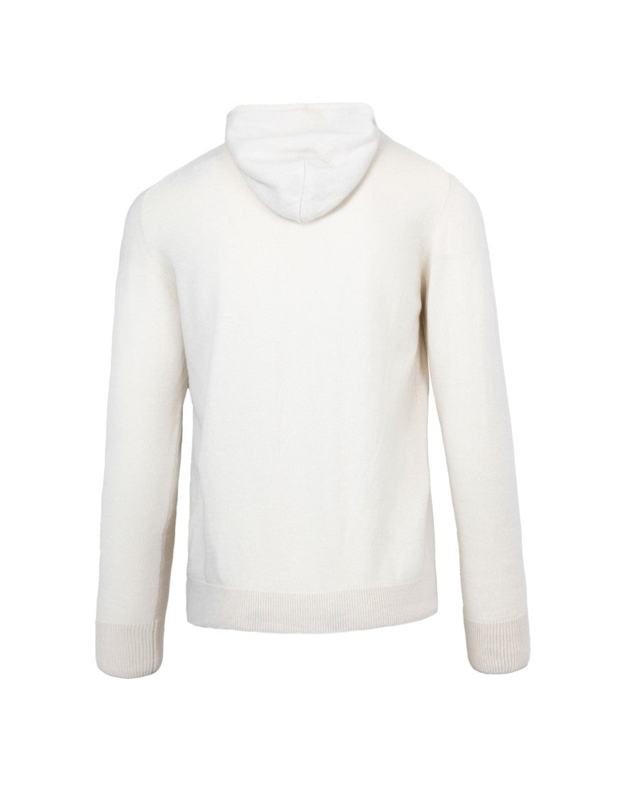 Eleventy Full-Zip Beige Sweater