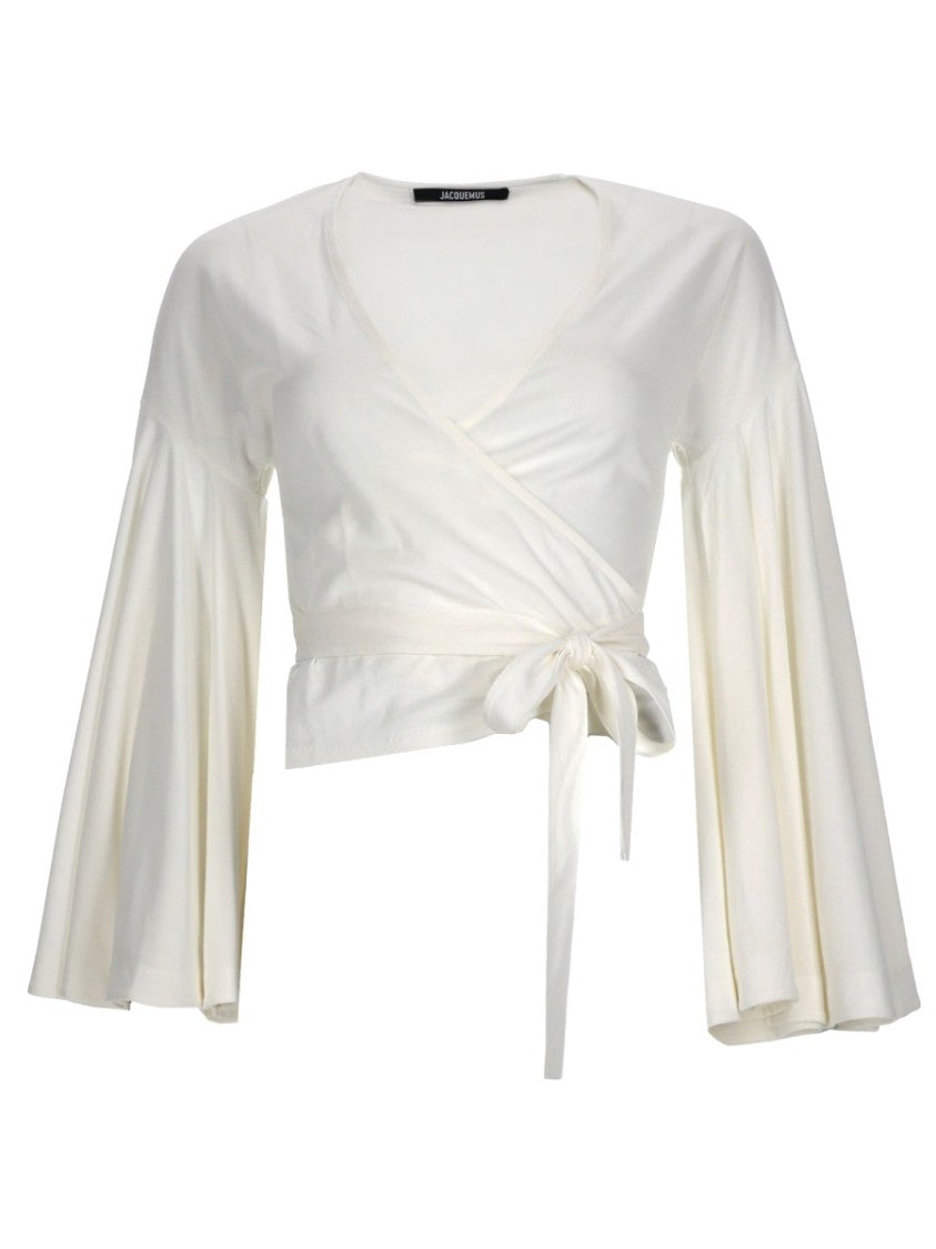 Jacquemus Le Cache Coeur Ventadou Wrap Top