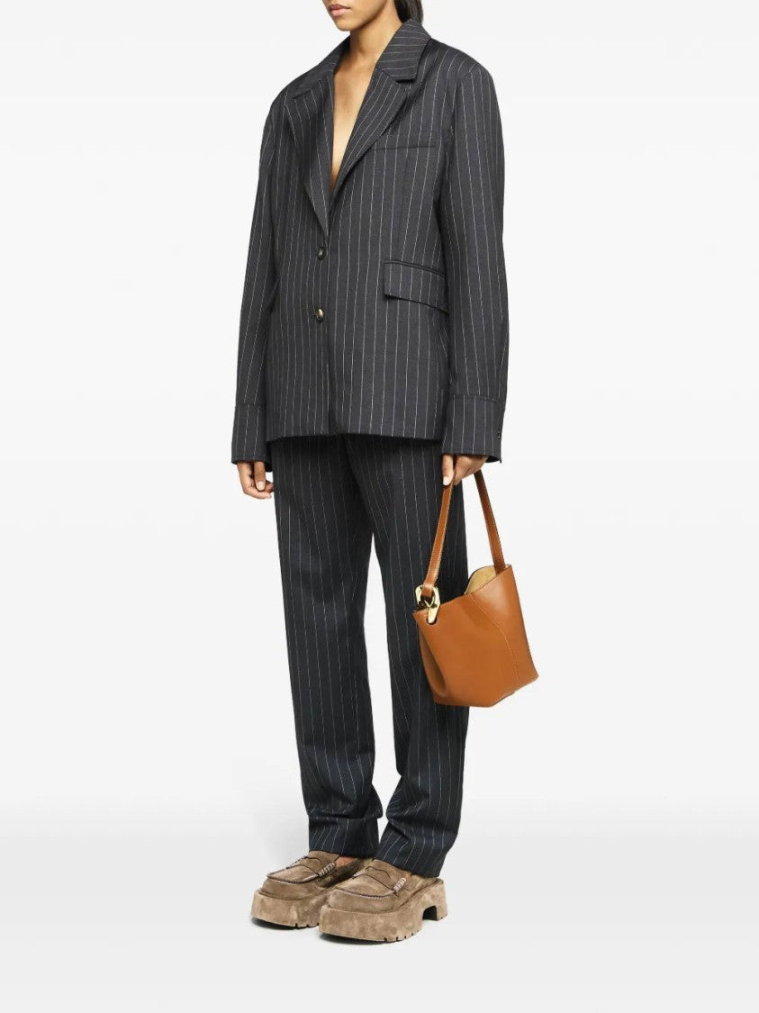 J. W. Anderson Black Straight-Leg Tailored Trousers