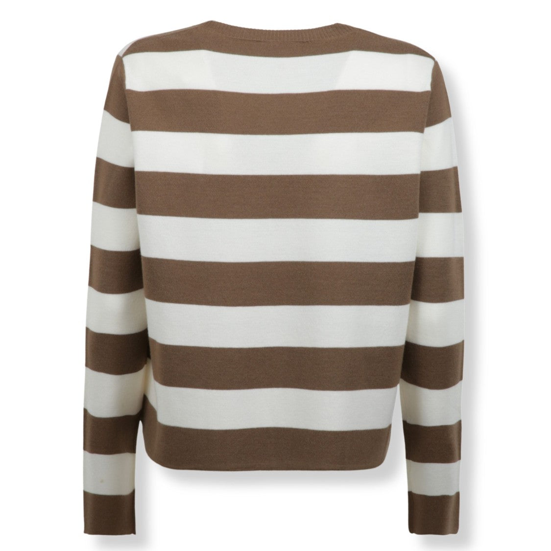 Max Mara Fitted Knit Top With Modest Neckline