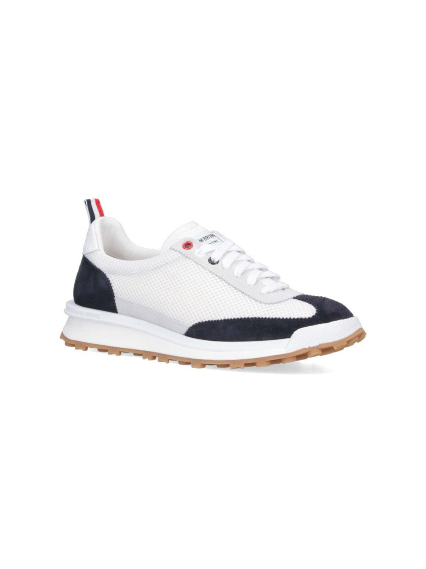 Thom Browne "Tech Runner" Sneakers – Blue/White