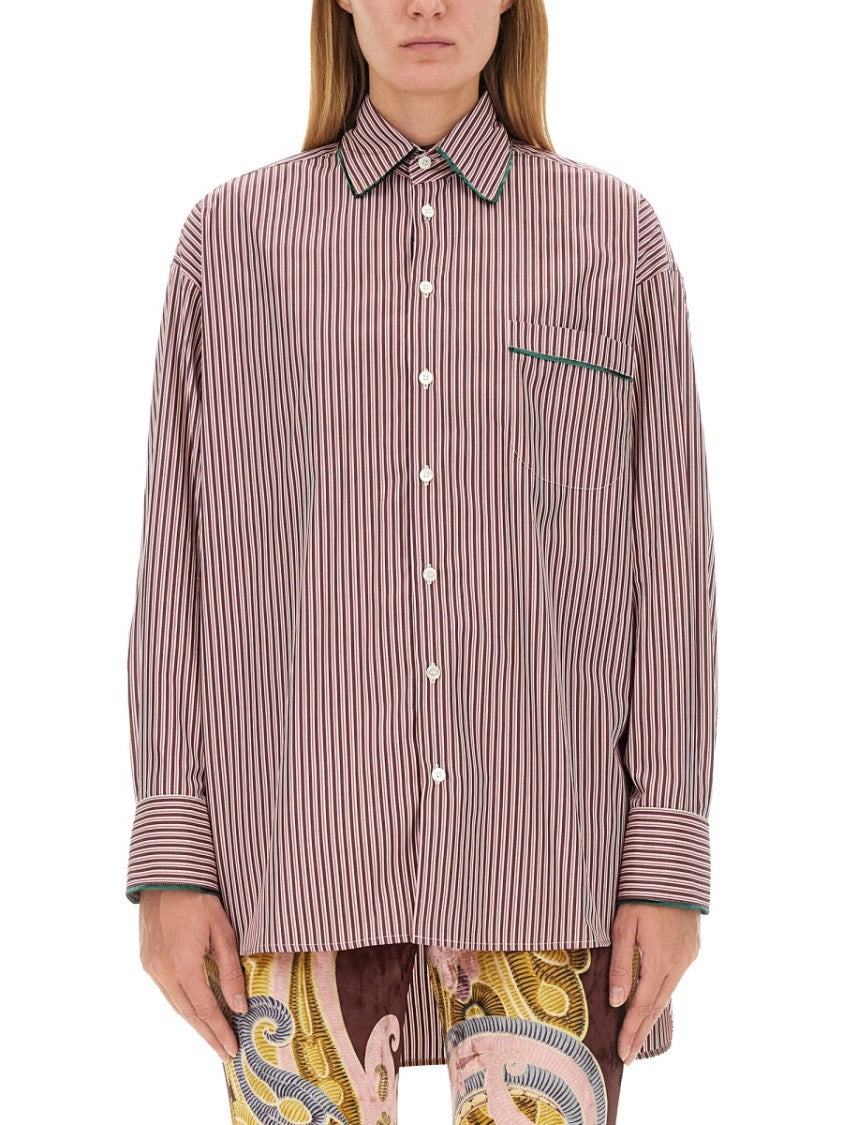 Etro Classic Striped Oversized Shirt