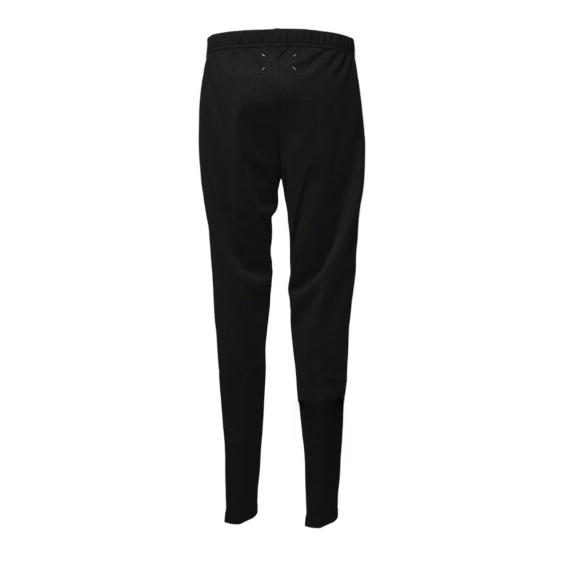 Maison Margiela Black Jersey Track Pants With Side Band