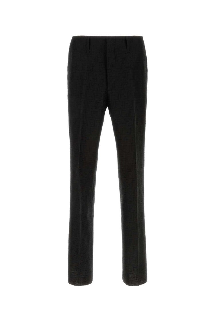 Fendi Black Linen Blend Pant