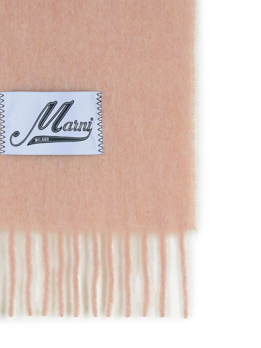 Marni Light Pink Alpaca Scarf