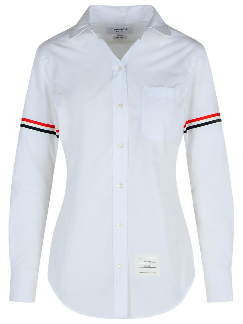 Thom Browne White Cotton Shirt