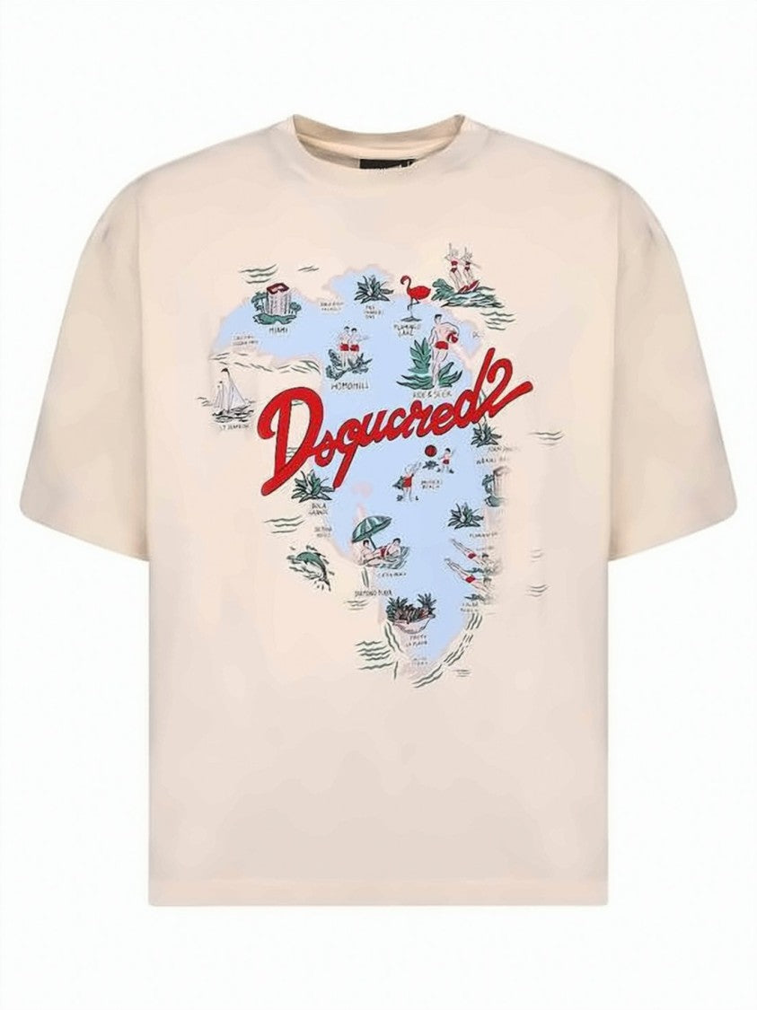 Dsquared2 Relaxed-Fit Graphic Print T-Shirt