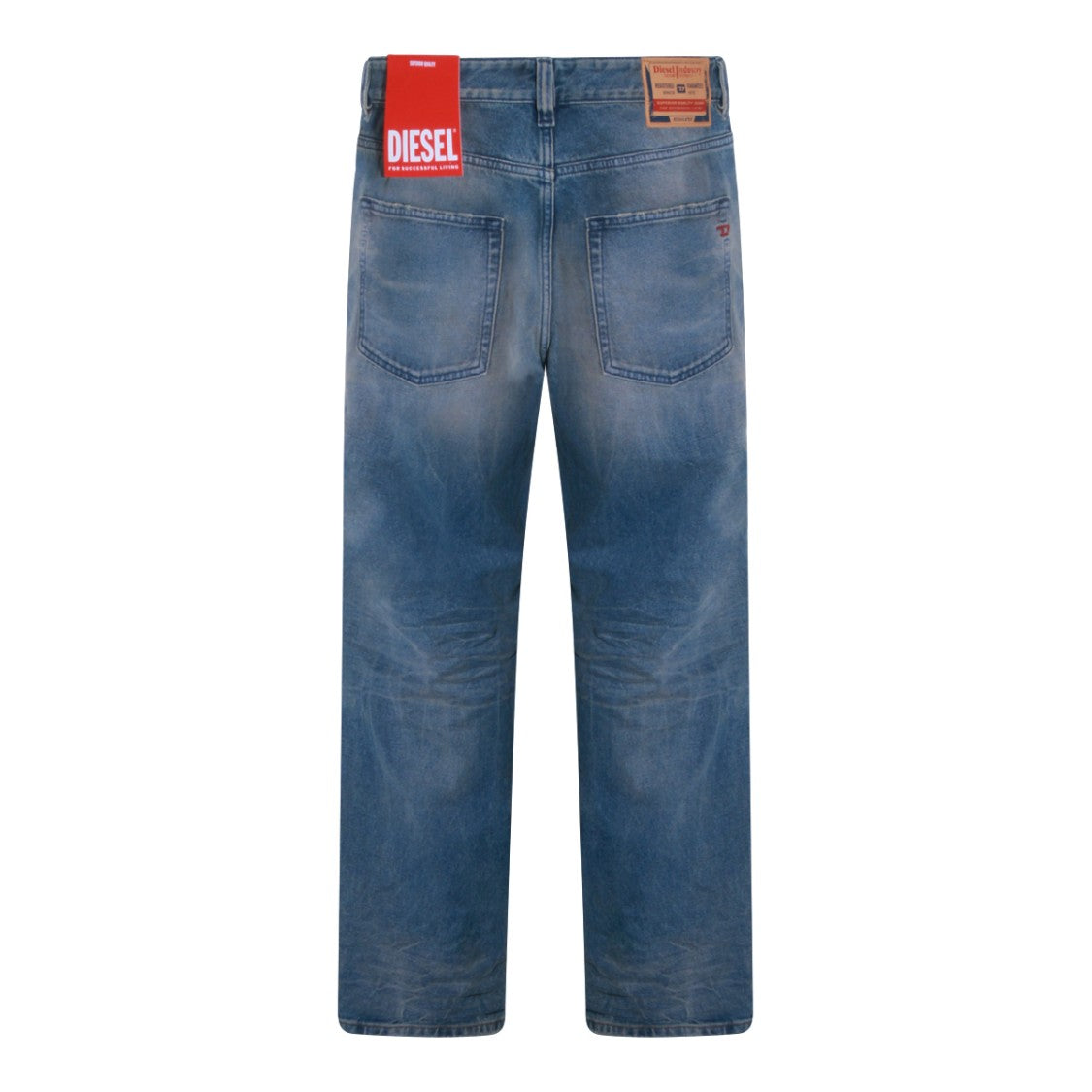 Diesel Light Blue Denim Jeans With Classic Five-Pocket Design