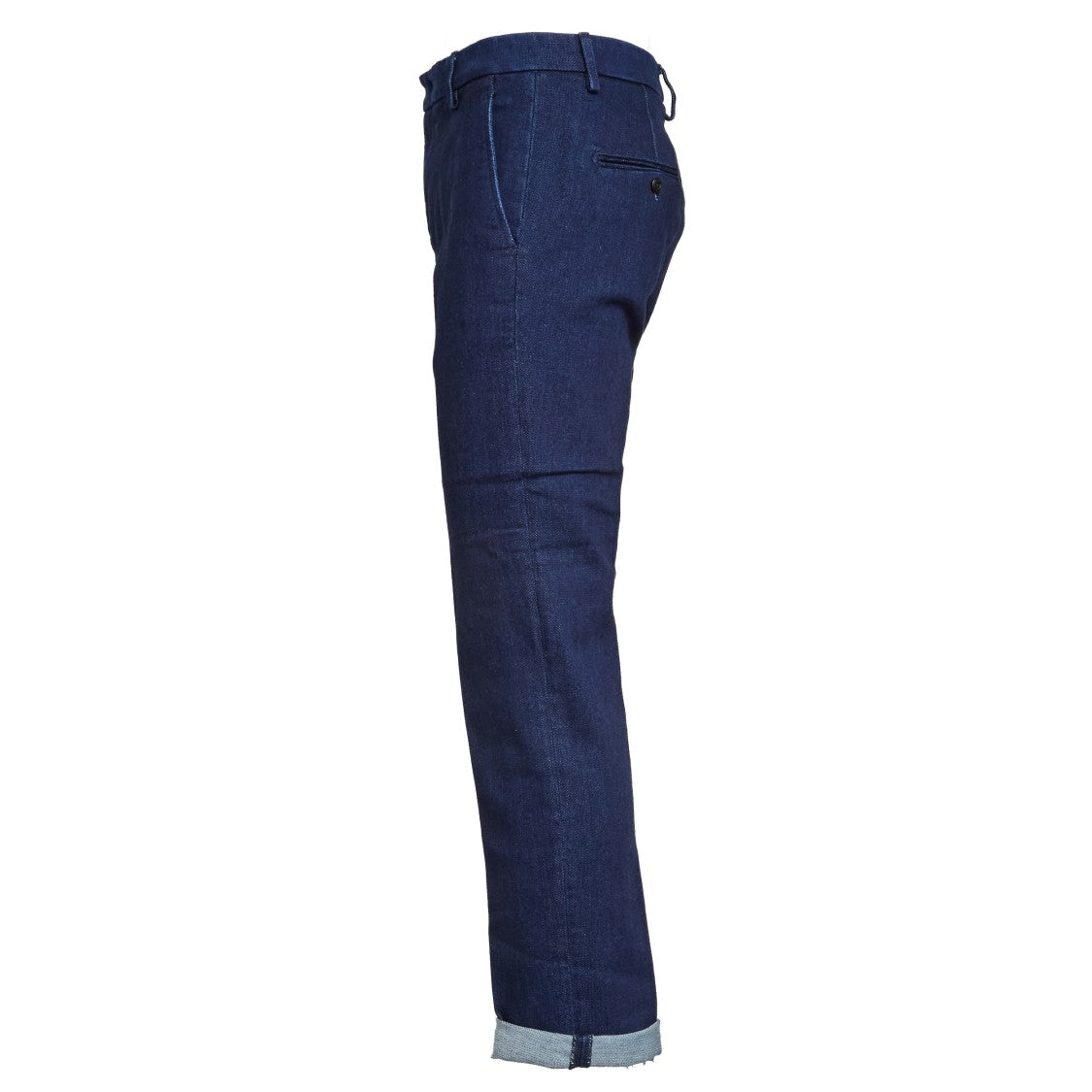 Dondup Relaxed Fit Blue Pants With Minimalist Design