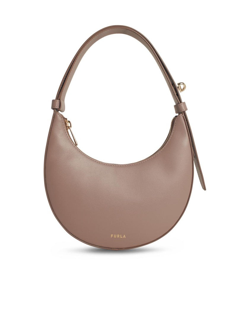 Furla Delizia' Mini Bag In Mauve Leather