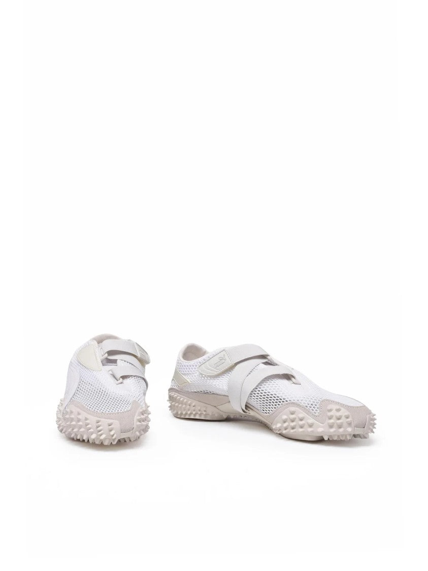 Puma White Polyester Mesh Sneakers