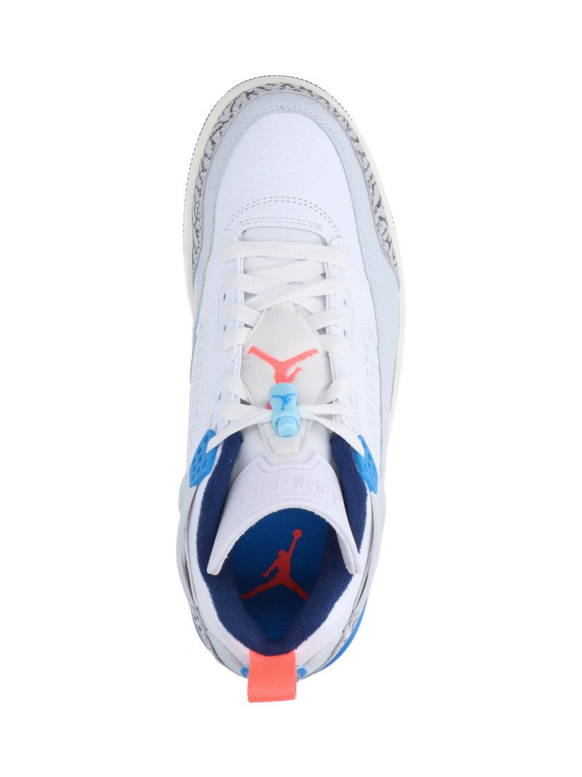 Nike "Jordan Spizike Low" Sneakers, In White Leather