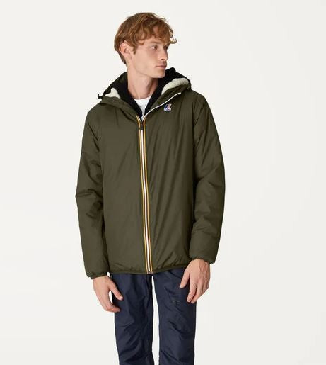 K-Way Orsetto Green Jacket With Heat Taped Seams