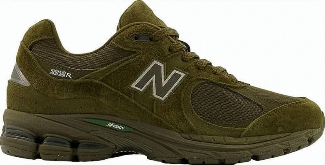 New Balance Olive Green Sneaker With Mesh
