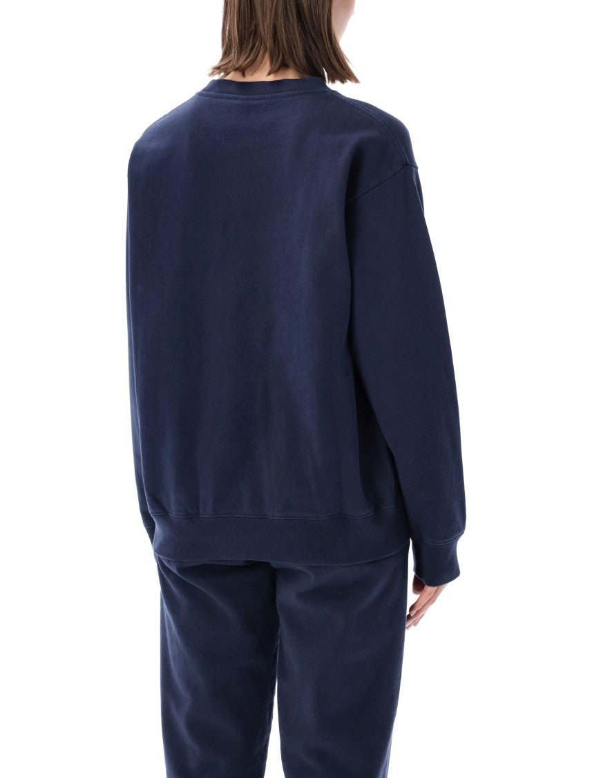 Sporty And Rich Yankees Patch Pre-Shrunk Cotton Sweatshirt