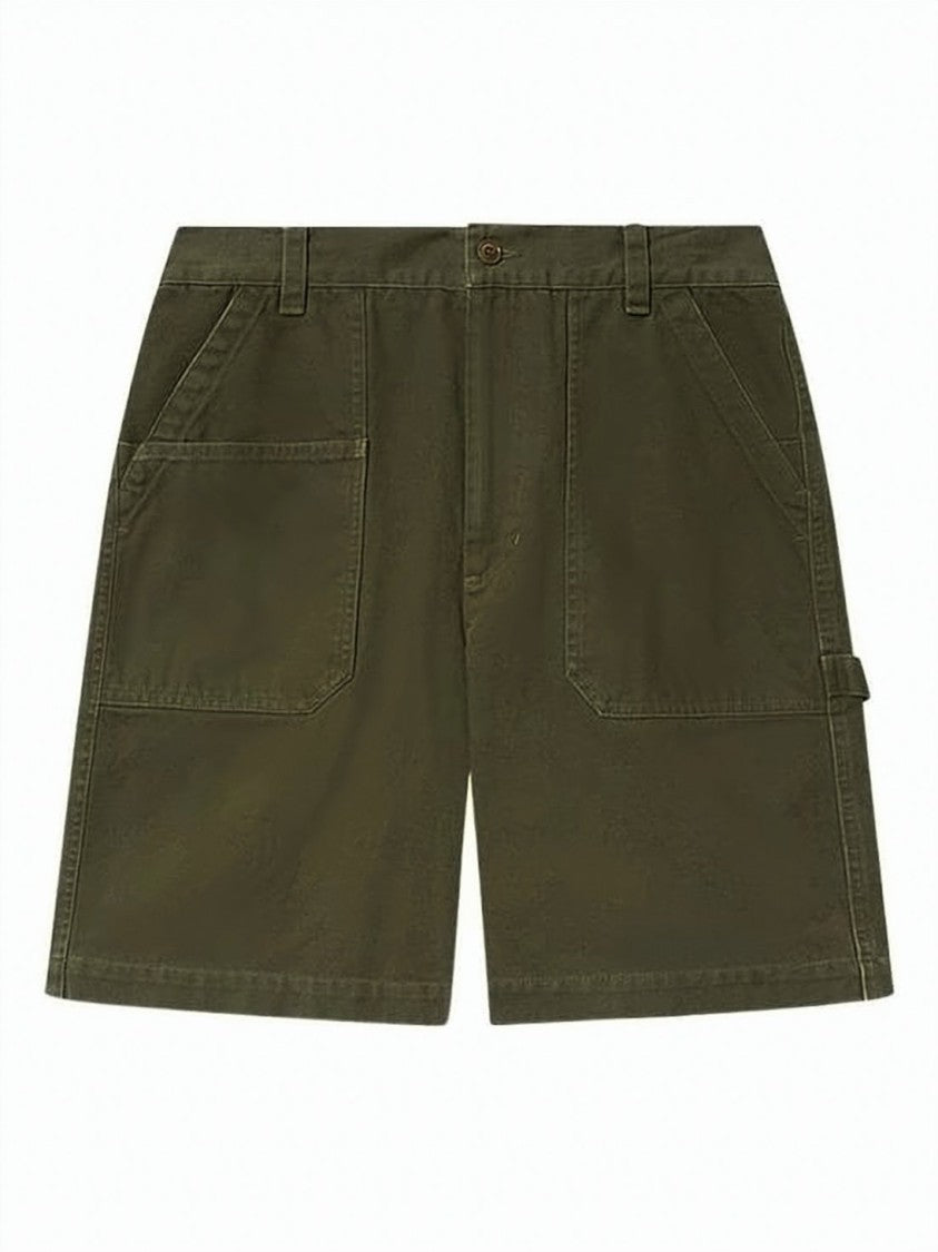 Isabel Marant Straight Cut Cotton Patch Pocket Shorts