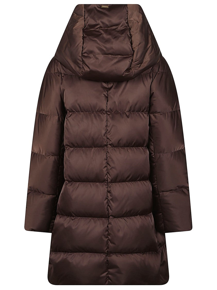 Herno A-Shape Quilted High-Collar Down Jacket