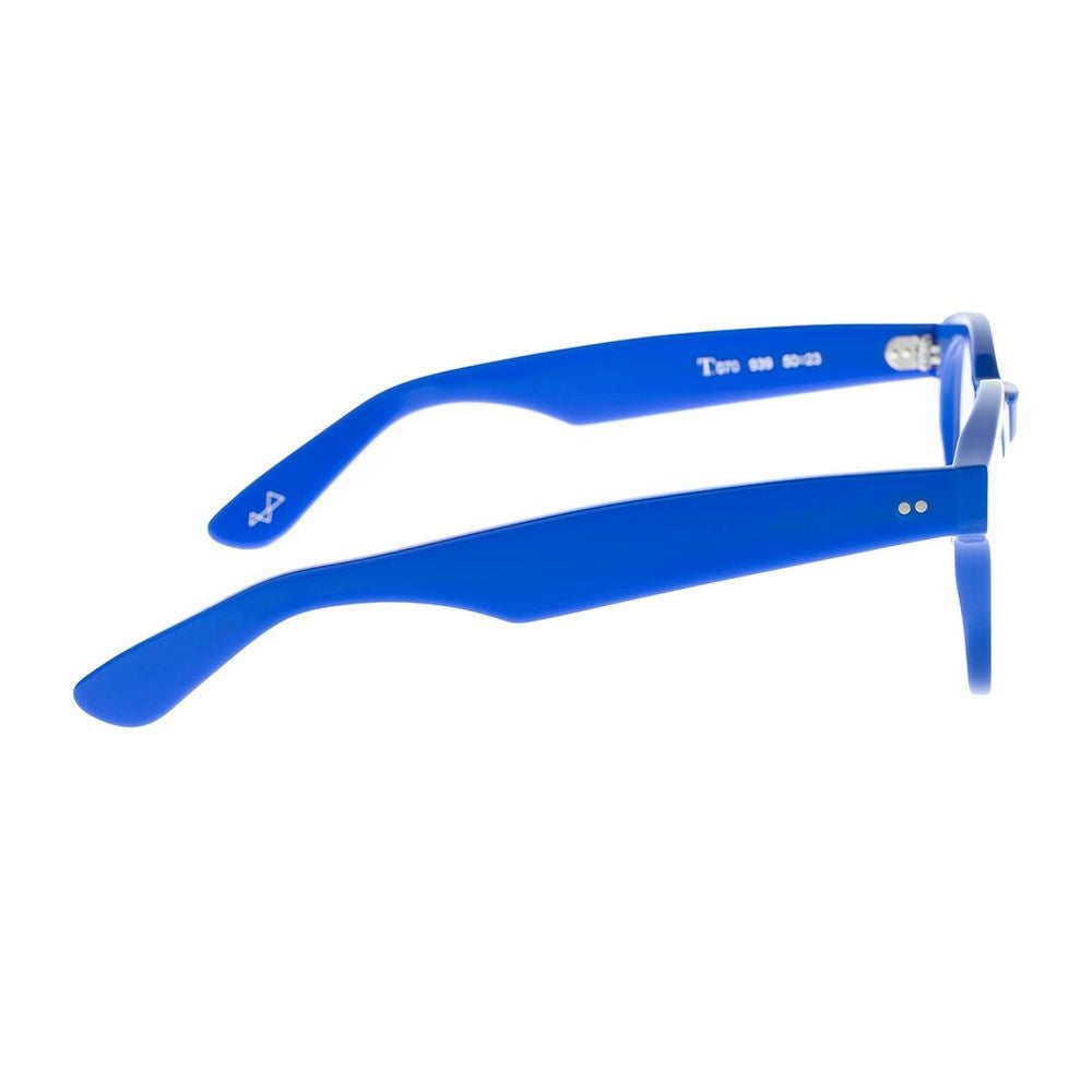 Toffoli Costantino T070 Phantos-Shaped Blue Acetate Sunglasses