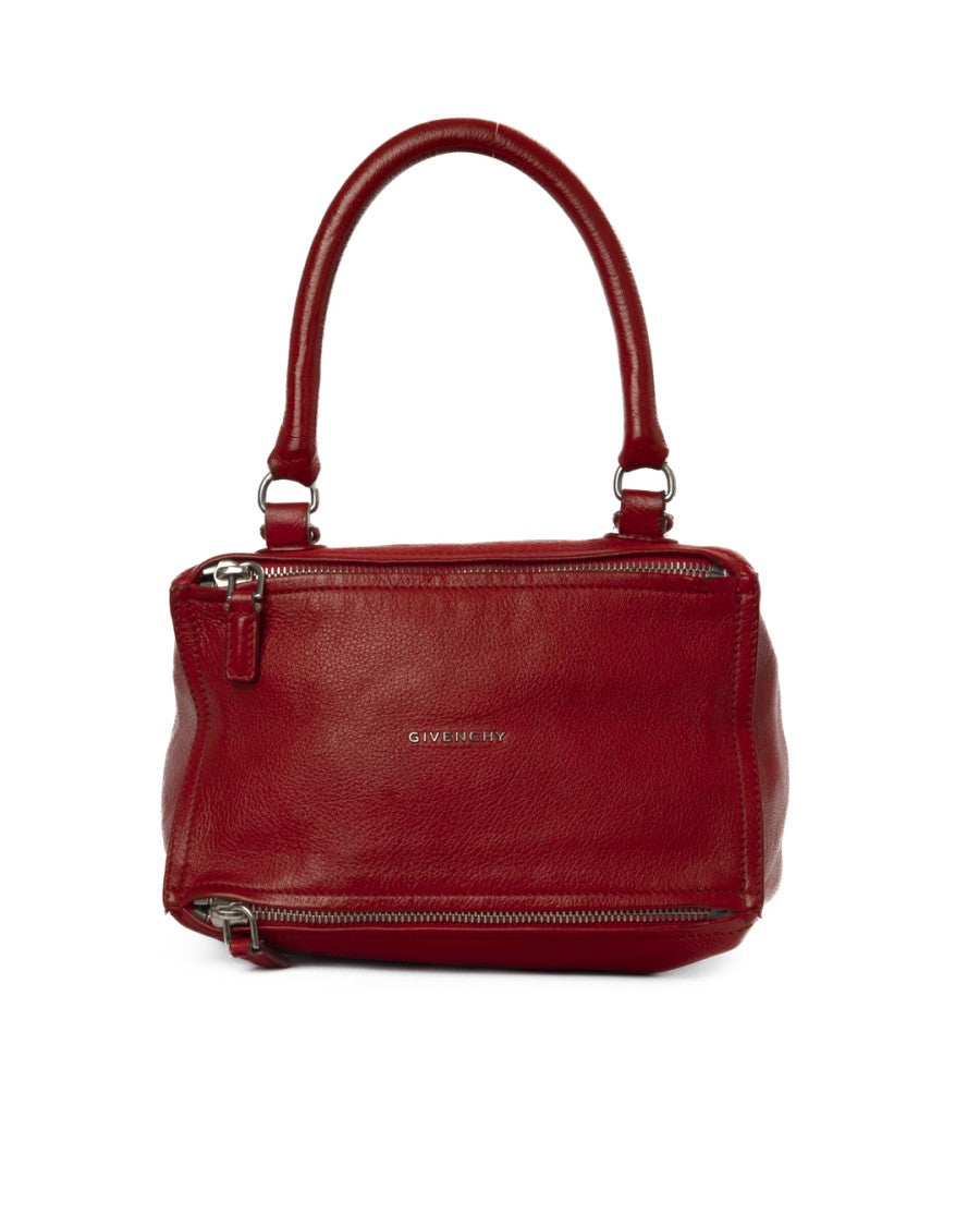 Givenchy Medium Red Leather Givenchy Pandora Handbag