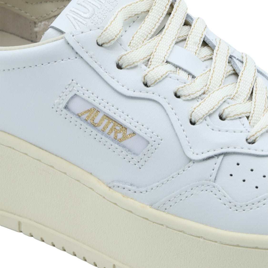 Autry Chunky Platform Sneakers With Leopard Print Accent