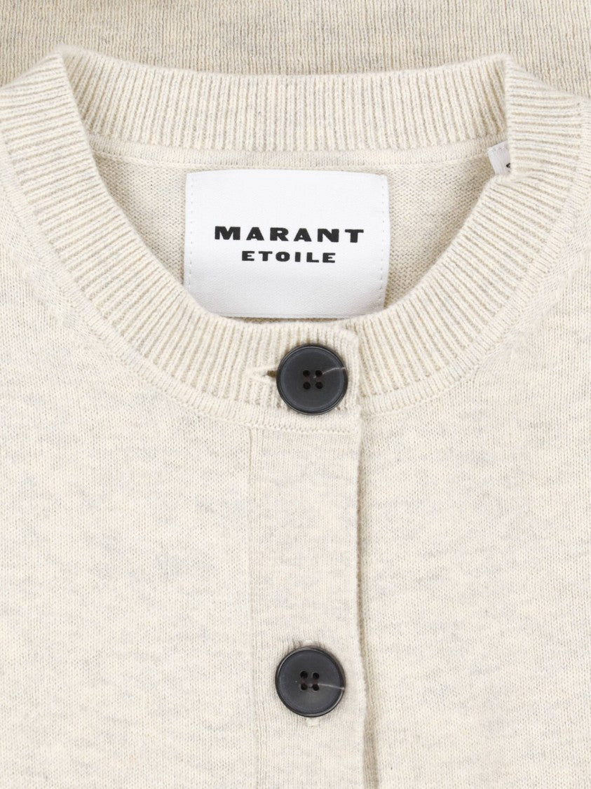 Isabel Marant Étoile Cropped Sweater With Button-Down Front