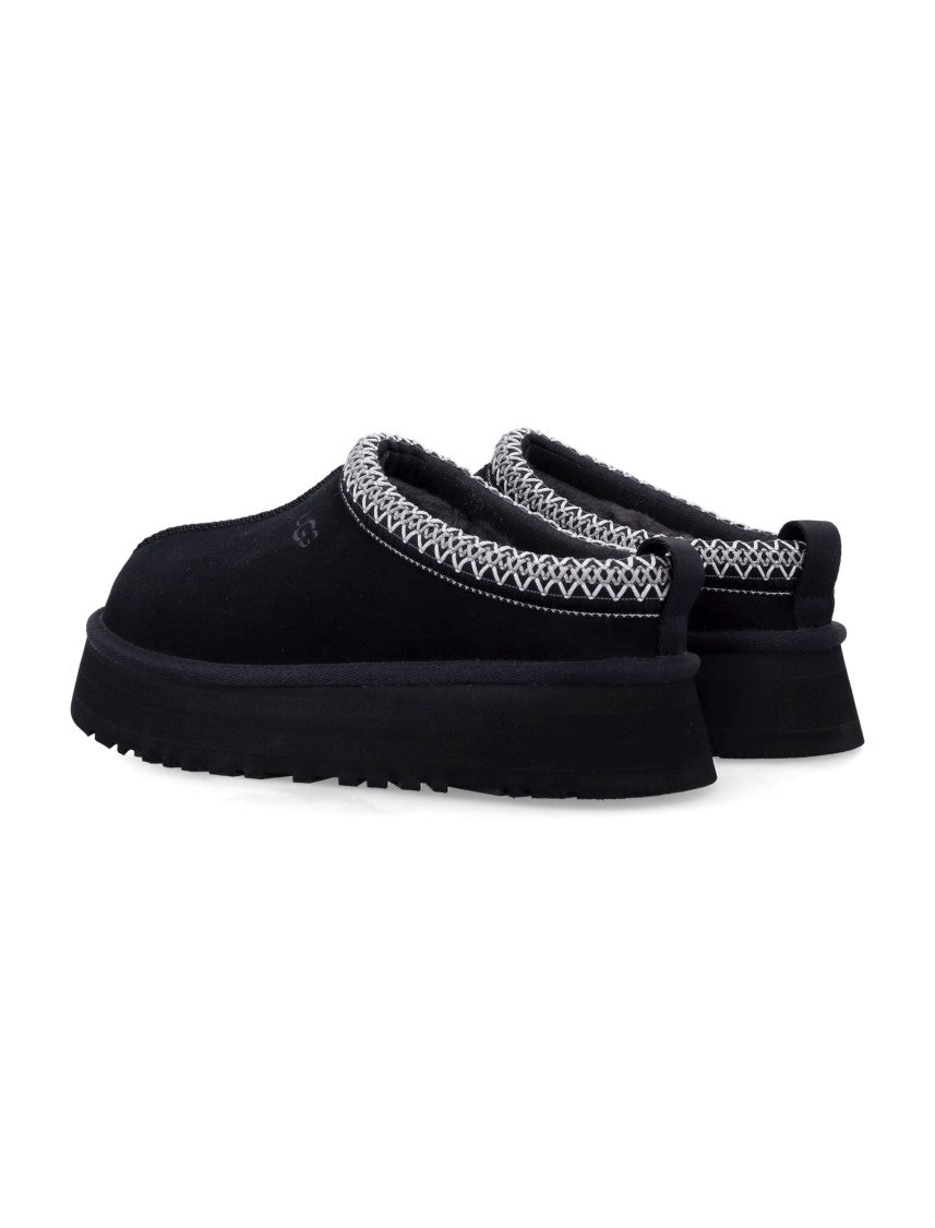 Ugg Tazz Platform Suede Uggbraid Mules