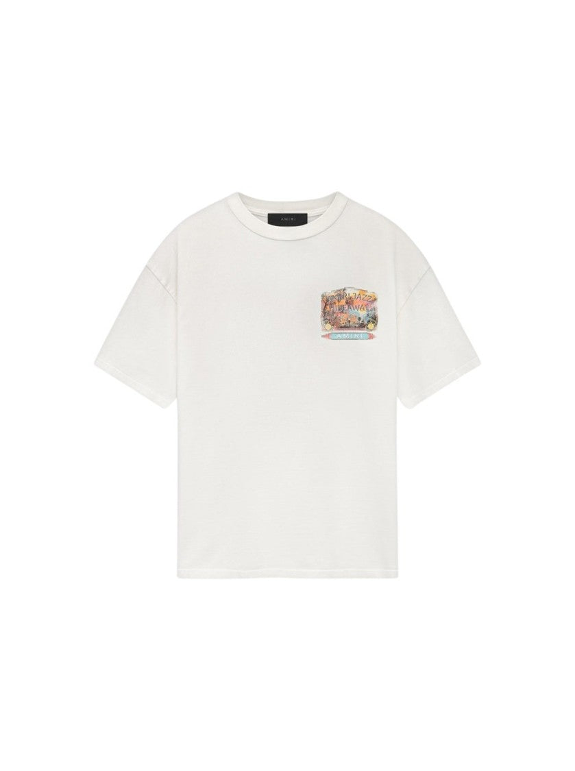 Amiri Jazz Hideaway Tee Ivory