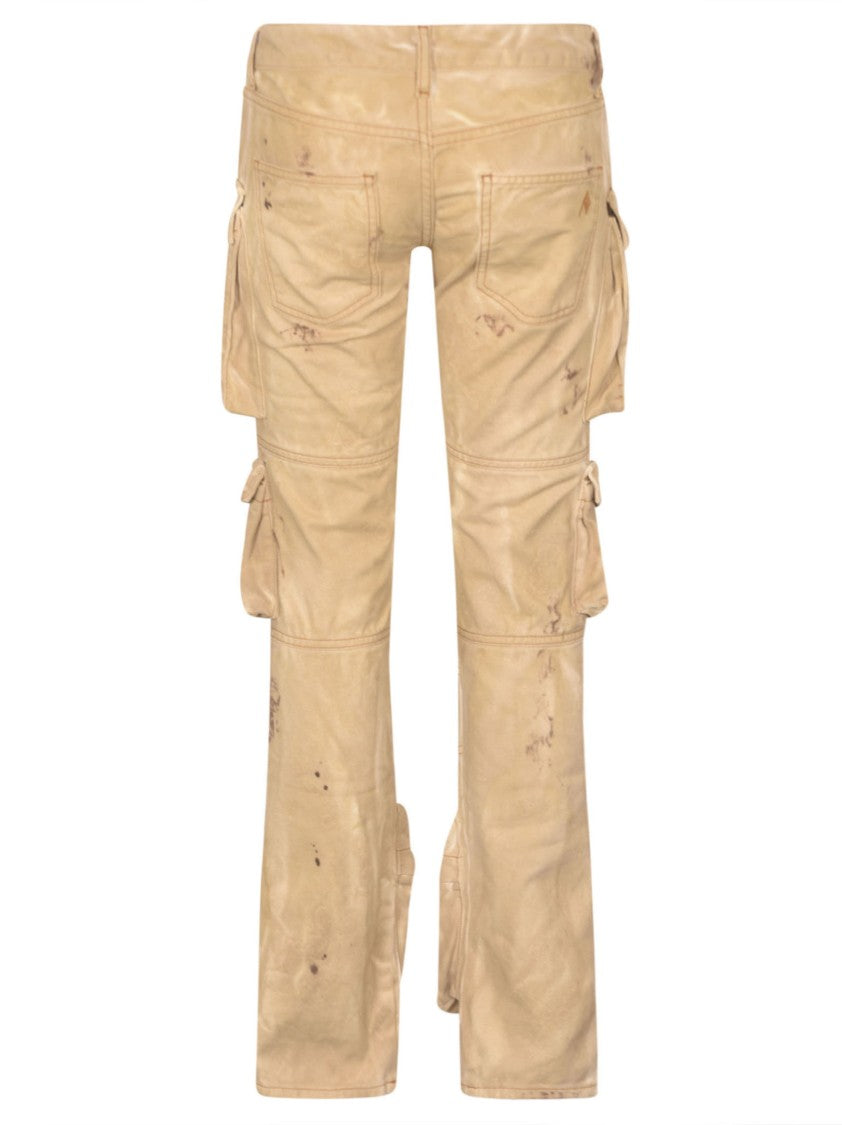 The Attico Slim Fit Cotton Trousers