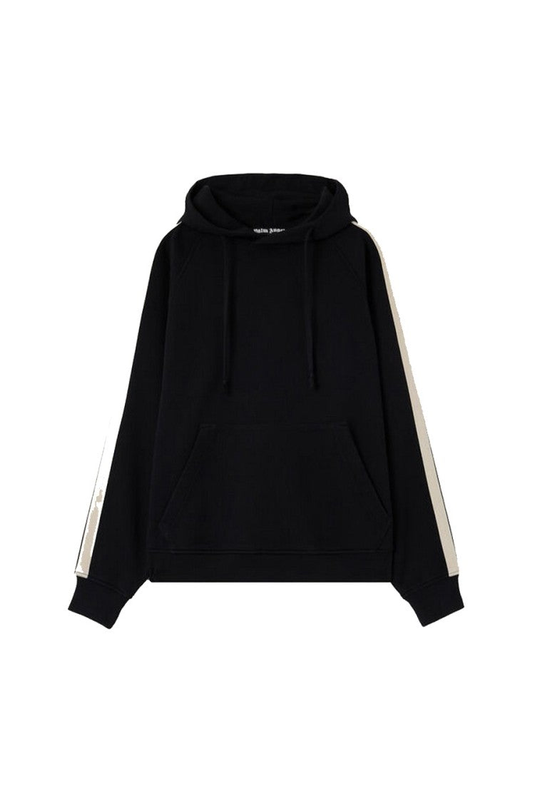 Palm Angels Black Cotton Printed Hoodie